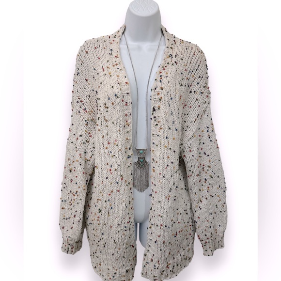 Jardin by Macris chunky knit cardigan sweater - Picture 1 of 8